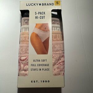Lucky Brand 5-pack Hi-Cut ultra soft Women's underwear Size -S